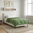 Dekbed 155x200 cm groen microfiber