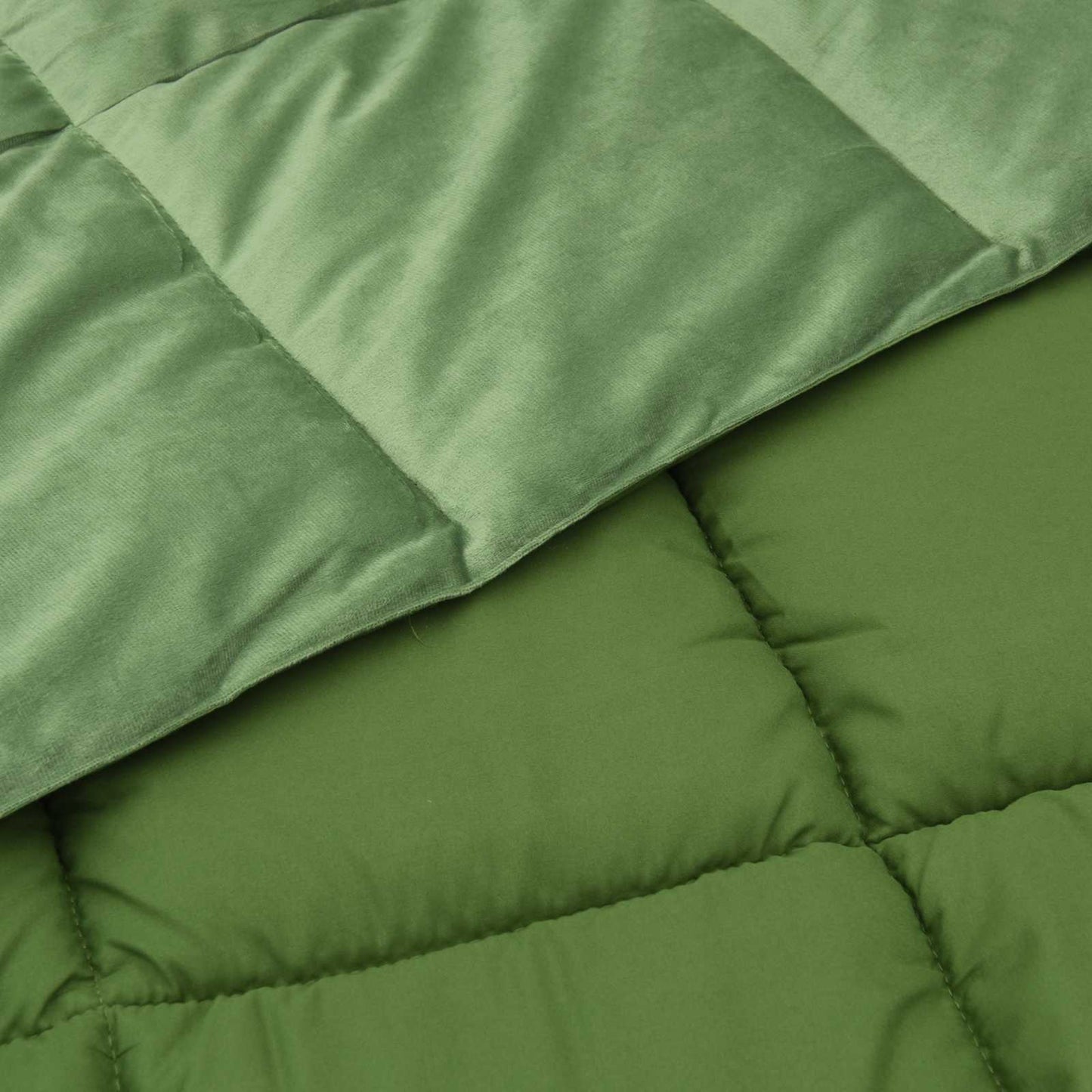 Vol jaar dekbed Gekwilt Groen 200 x 240 cm Microfiber
