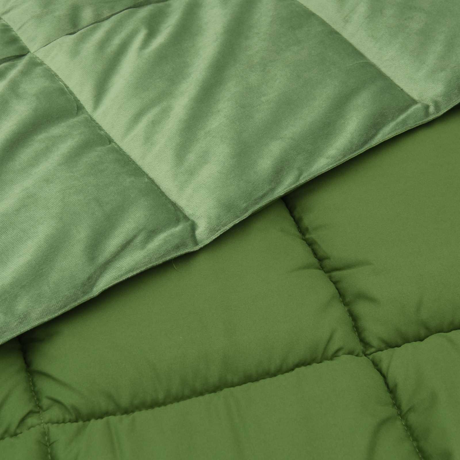 Vol jaar dekbed Gekwilt Groen 140 x 220 cm Microfiber