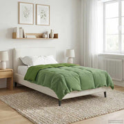 Dekbed 155x220 cm microfiber groen