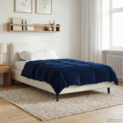 Dekbed 140x200 cm microfiber donkerblauw