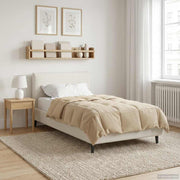 Dekbed 135x200 cm microfiber crème