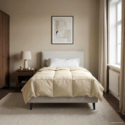 Dekbed 155x220 cm microfiber crème