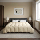 Dekbed 200x220 cm microfiber crème all-season