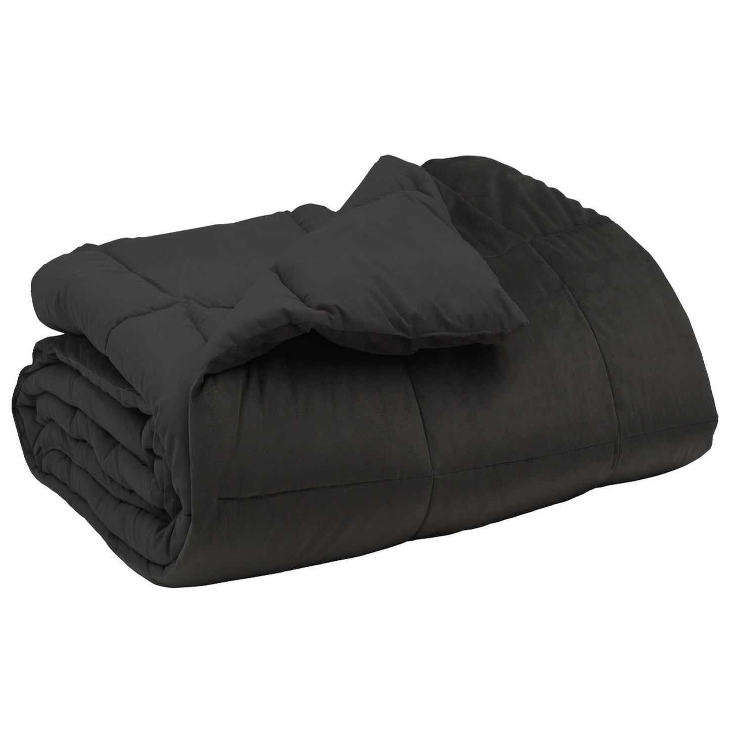 Winter Dekbed Gekwilt Antraciet 240 x 260 cm Microfiber