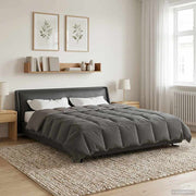 Winter dekbed 220x240 cm microfiber lichtgrijs