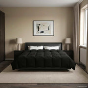 Dekbed microfiber 200x240 cm zwart
