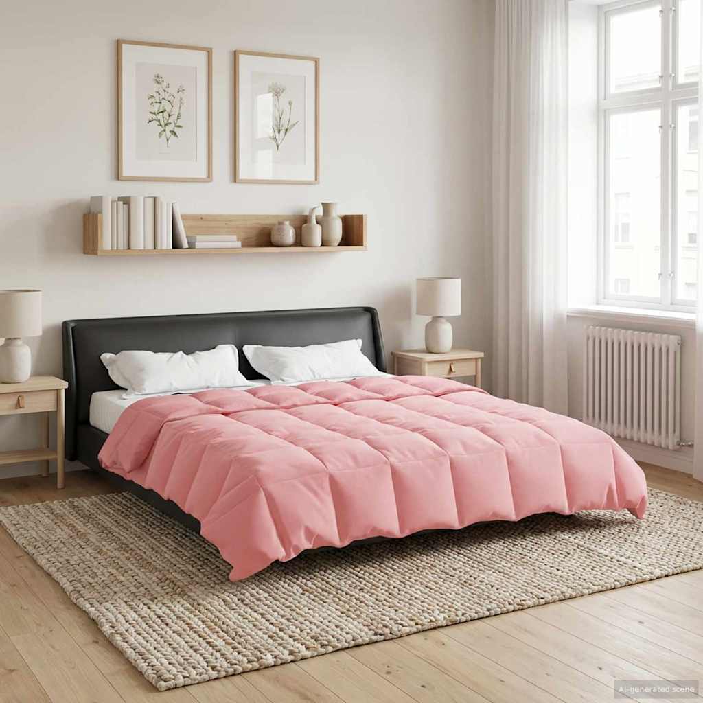 Winter Dekbed Gekwilt Roze 200 x 240 cm Microfiber