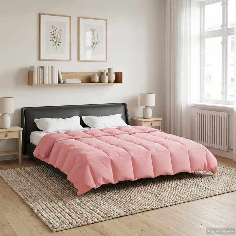 Winter Dekbed Gekwilt Roze 200 x 240 cm Microfiber