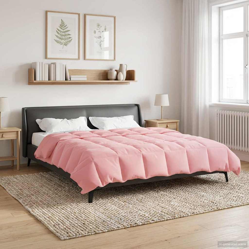 Winter Dekbed Gekwilt Roze 200 x 220 cm Microfiber