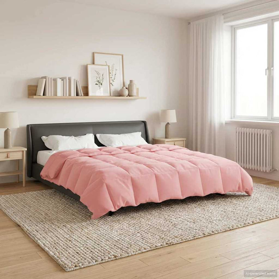 Winter Dekbed Gekwilt Roze 220 x 240 cm Microfiber
