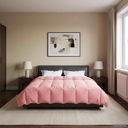 Winter Dekbed Gekwilt Roze 220 x 240 cm Microfiber