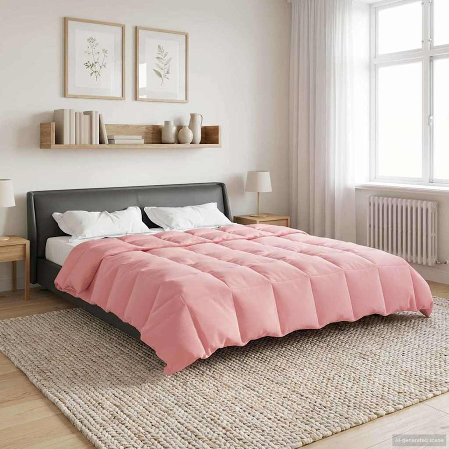 Winter Dekbed Gekwilt Roze 220 x 260 cm Microfiber