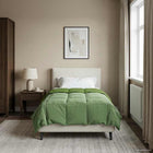 Dekbed 140x200 cm groen microfiber