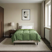 Dekbed 155x200 cm microfiber groen