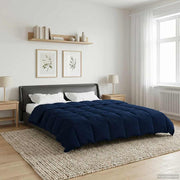 Dekbed 220x240 cm microfiber donkerblauw