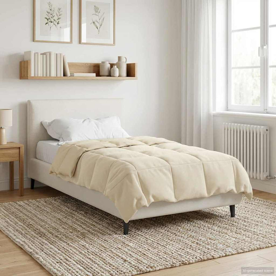 Winter Dekbed Gekwilt Crème 135 x 200 cm Microfiber