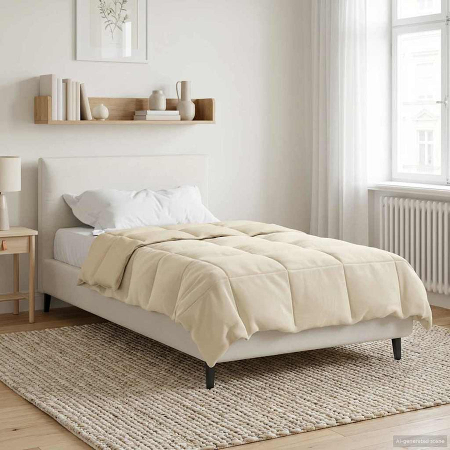 Winter Dekbed Gekwilt Crème 140 x 200 cm Microfiber