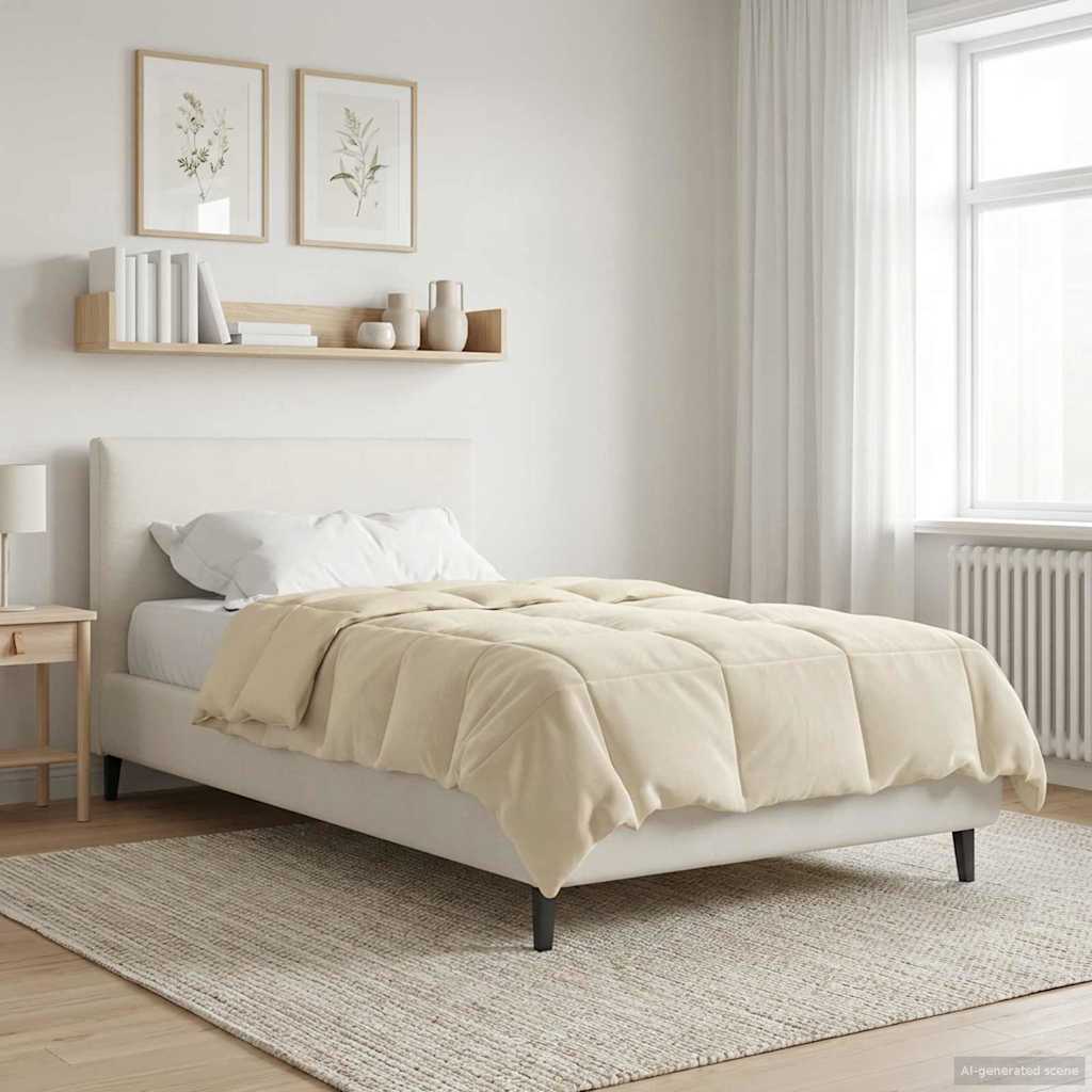 Winter Dekbed Gekwilt Crème 155 x 200 cm Microfiber