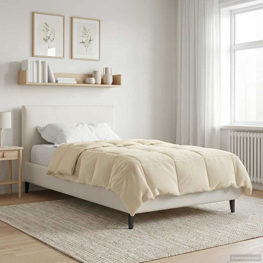 Winter Dekbed Gekwilt Crème 155 x 200 cm Microfiber