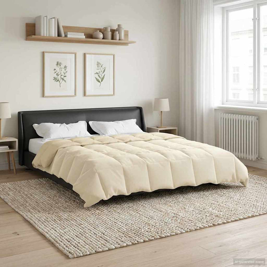 Winter Dekbed Gekwilt Crème 200 x 240 cm Microfiber