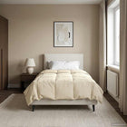 Dekbed 135x220 cm microfiber crème