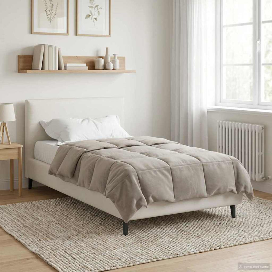 Winter Dekbed Gekwilt Crème 140 x 220 cm Microfiber