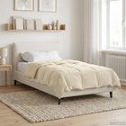 Dekbed 155x220 cm microfiber crème