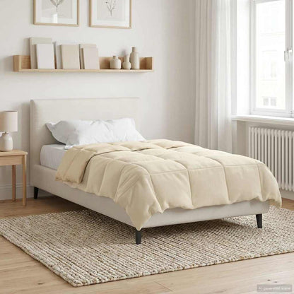 Winter Dekbed Gekwilt Crème 155 x 220 cm Microfiber