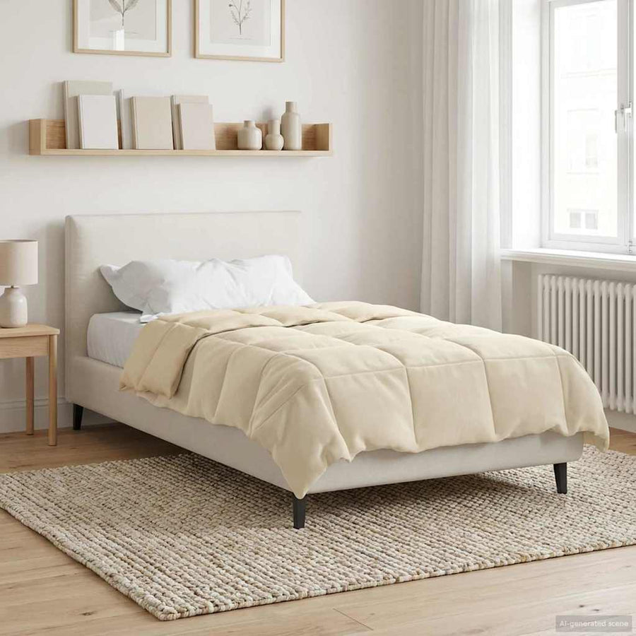 Winter Dekbed Gekwilt Crème 155 x 220 cm Microfiber