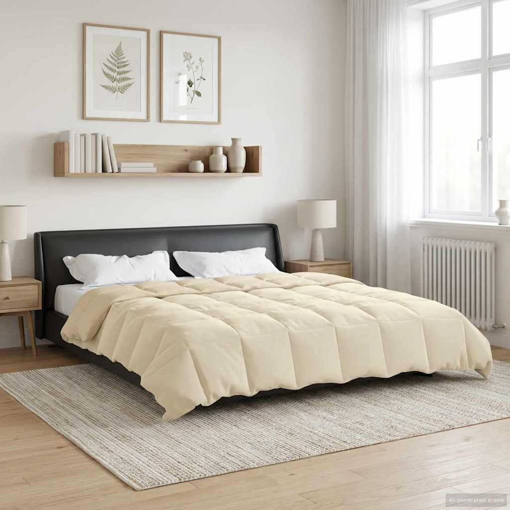 Winter Dekbed Gekwilt Crème 240 x 260 cm Microfiber