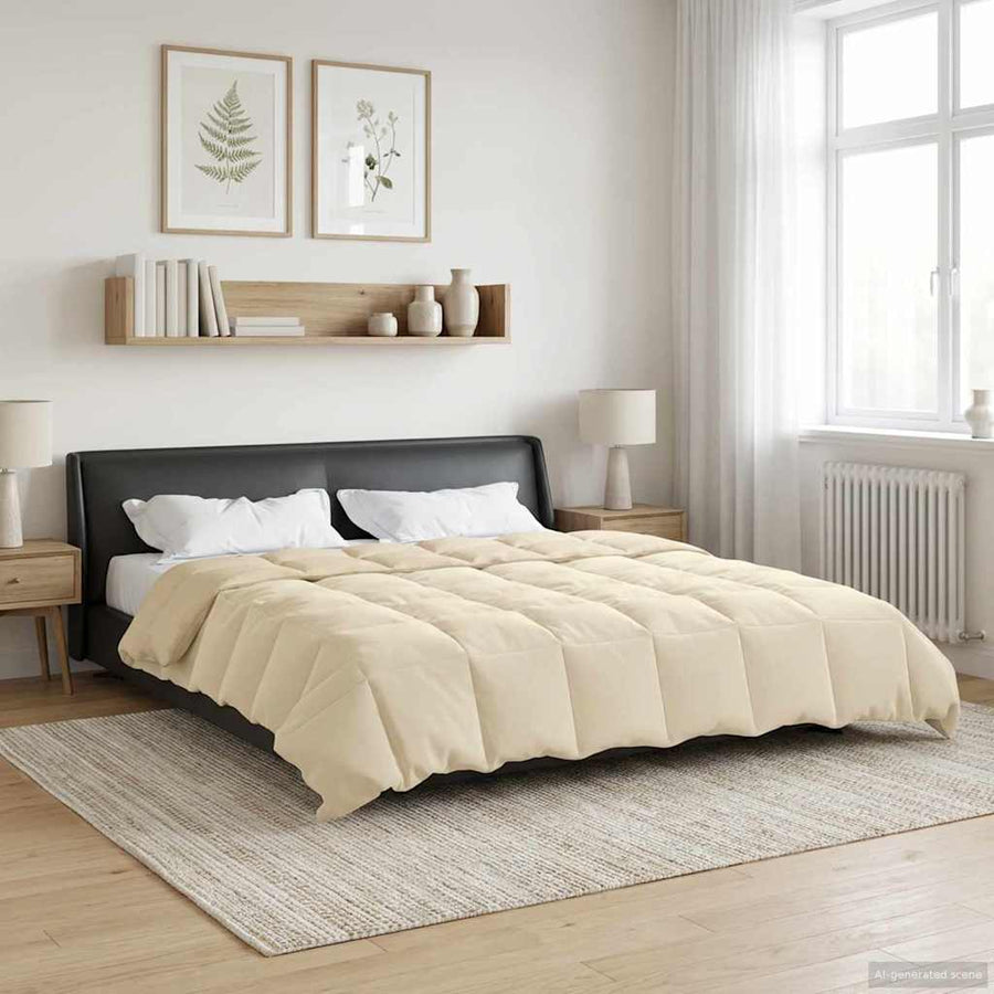 Winter Dekbed Gekwilt Crème 240 x 260 cm Microfiber