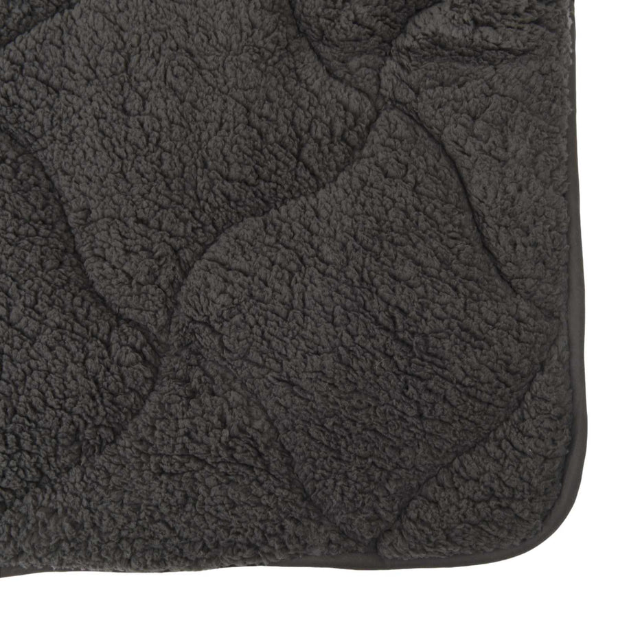 Zomer Dekbed Antraciet 155 x 200 cm Microfiber en Teddy fleece