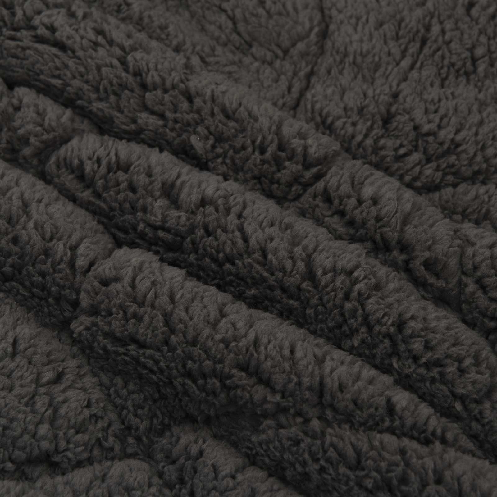 Zomer Dekbed Antraciet 200 x 240 cm Microfiber en Teddy fleece