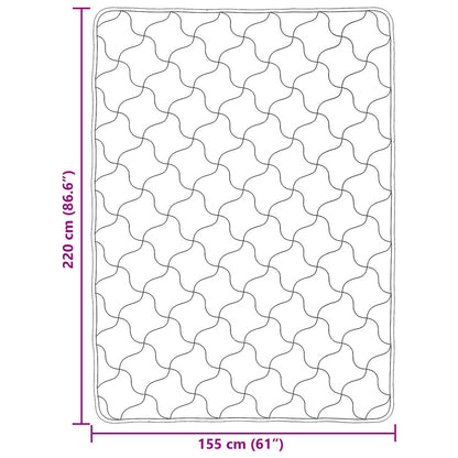 Zomer Dekbed Zwart 155 x 220 cm Microfiber en Teddy fleece