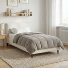 Zomerdekbed roze 135x200 cm microfiber teddy fleece