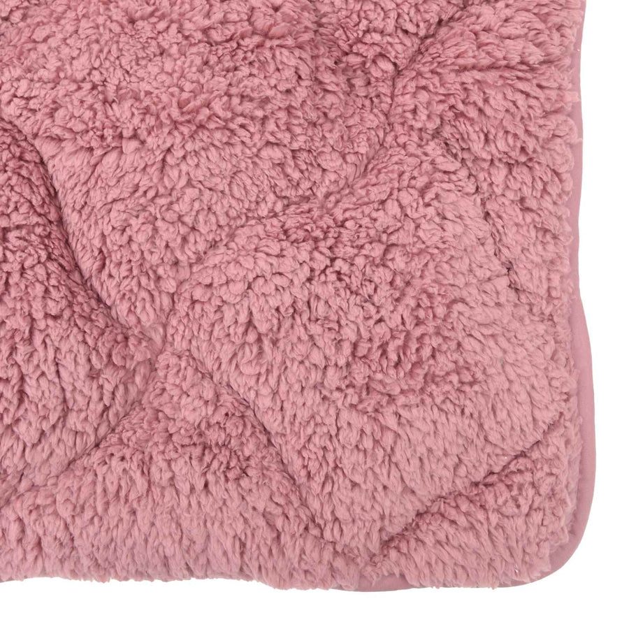 Zomer Dekbed Roze 140 x 220 cm Microfiber en Teddy fleece