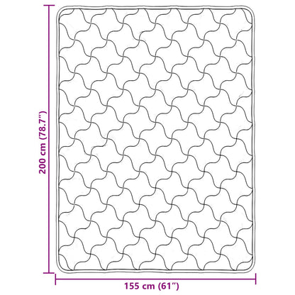 Zomer Dekbed Crème 155 x 200 cm Microfiber en Teddy fleece