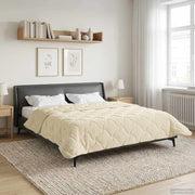 Zomerdekbed 220x260 cm microfiber teddy fleece crème