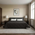 All-season duvet Quilted Anthracite 200 x 200 cm