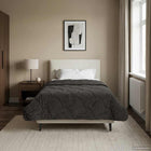 All-Season Quilted Duvet Anthracite 140 x 220 cm