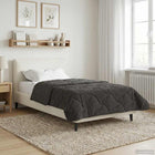 All season duvet Quilted Anthracite 155 x 220 cm