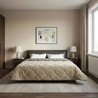 All-year duvet Quilted Light Grey 200 x 240 cm