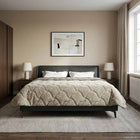All-Season Duvet Quilted Light Grey 220 x 240 cm