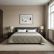 Dekbed 240x260 cm lichtgrijs