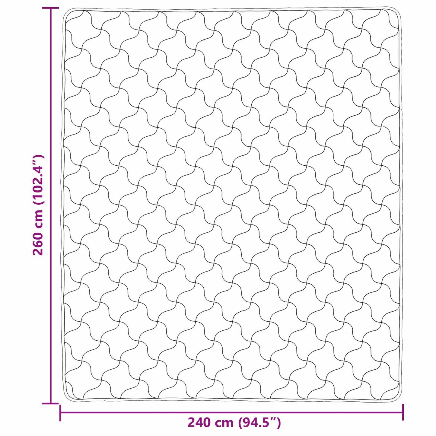 Vol jaar dekbed Zwart 240 x 260 cm Microfiber en Teddy fleece