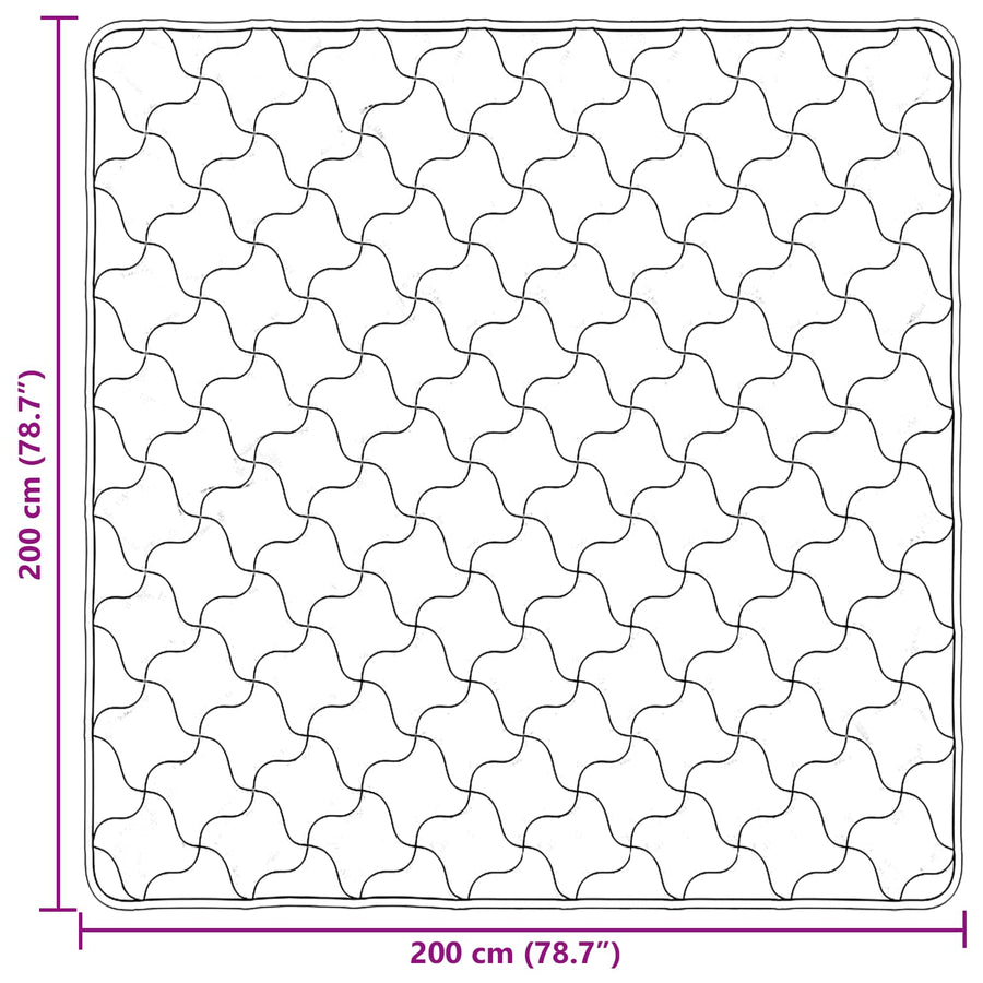 Vol jaar dekbed Taupe 200 x 200 cm Microfiber en Teddy fleece