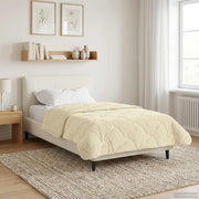 Dekbed 140x200 cm microfiber teddy fleece crème