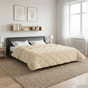 Dekbed 200x200 cm crème microfiber teddy fleece