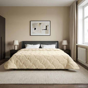 Dekbed 200x240 cm microfiber teddy fleece crème
